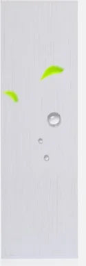 YAGIEOL PVC Plastic Accordion Interior Glass Door 6mm White